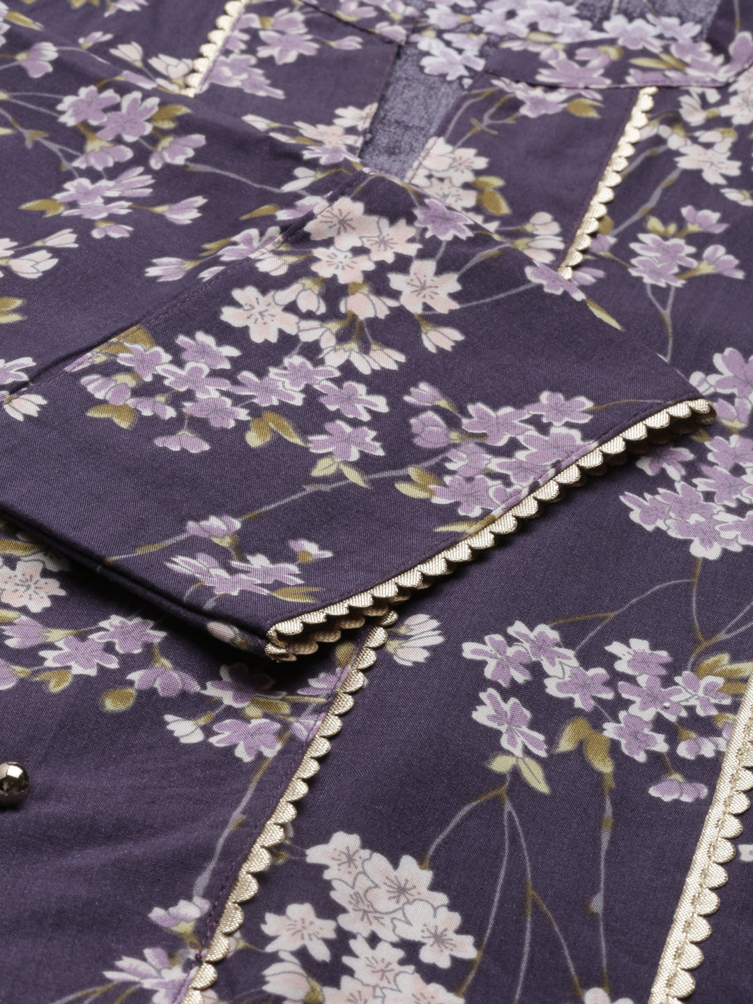 Neeru'S Purple Color Rayon Fabric Kurta