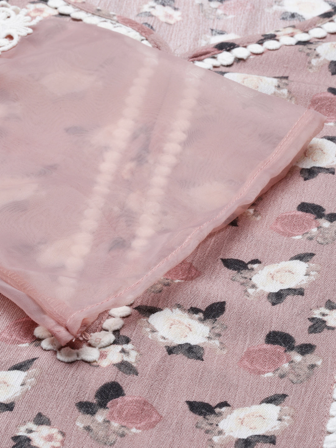 Neeru's Onion Color Rayon Fabric Tunic