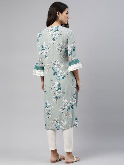 Neeru'S Pista Color, Rayon Fabric Tunic