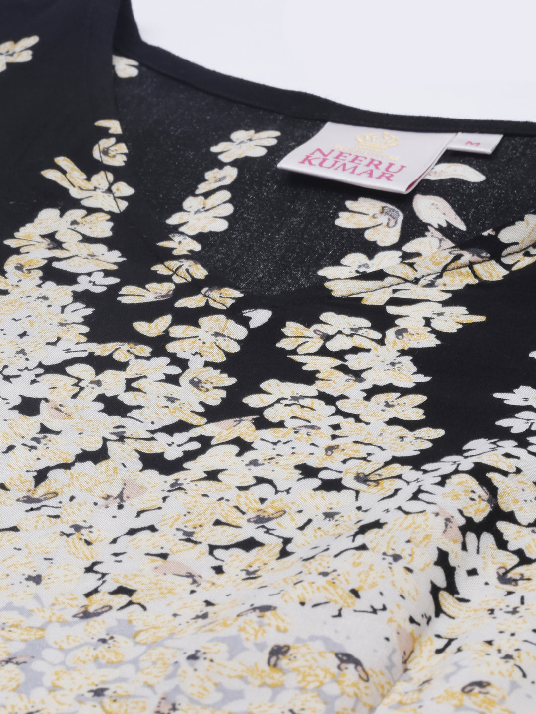 Neerus Grey Color Rayon Fabric Tunic