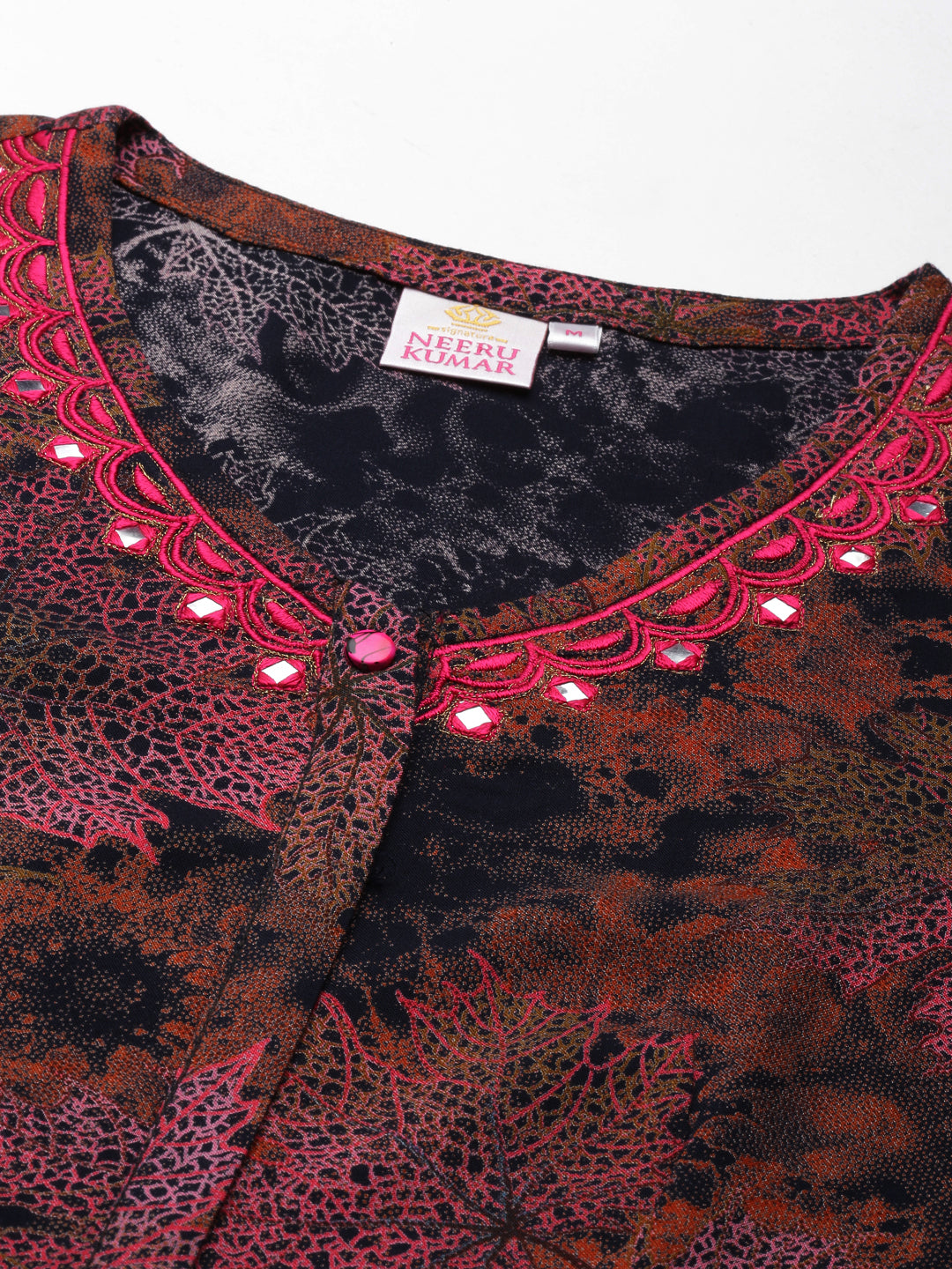 Neerus Multi Straight Casual Printed Dress