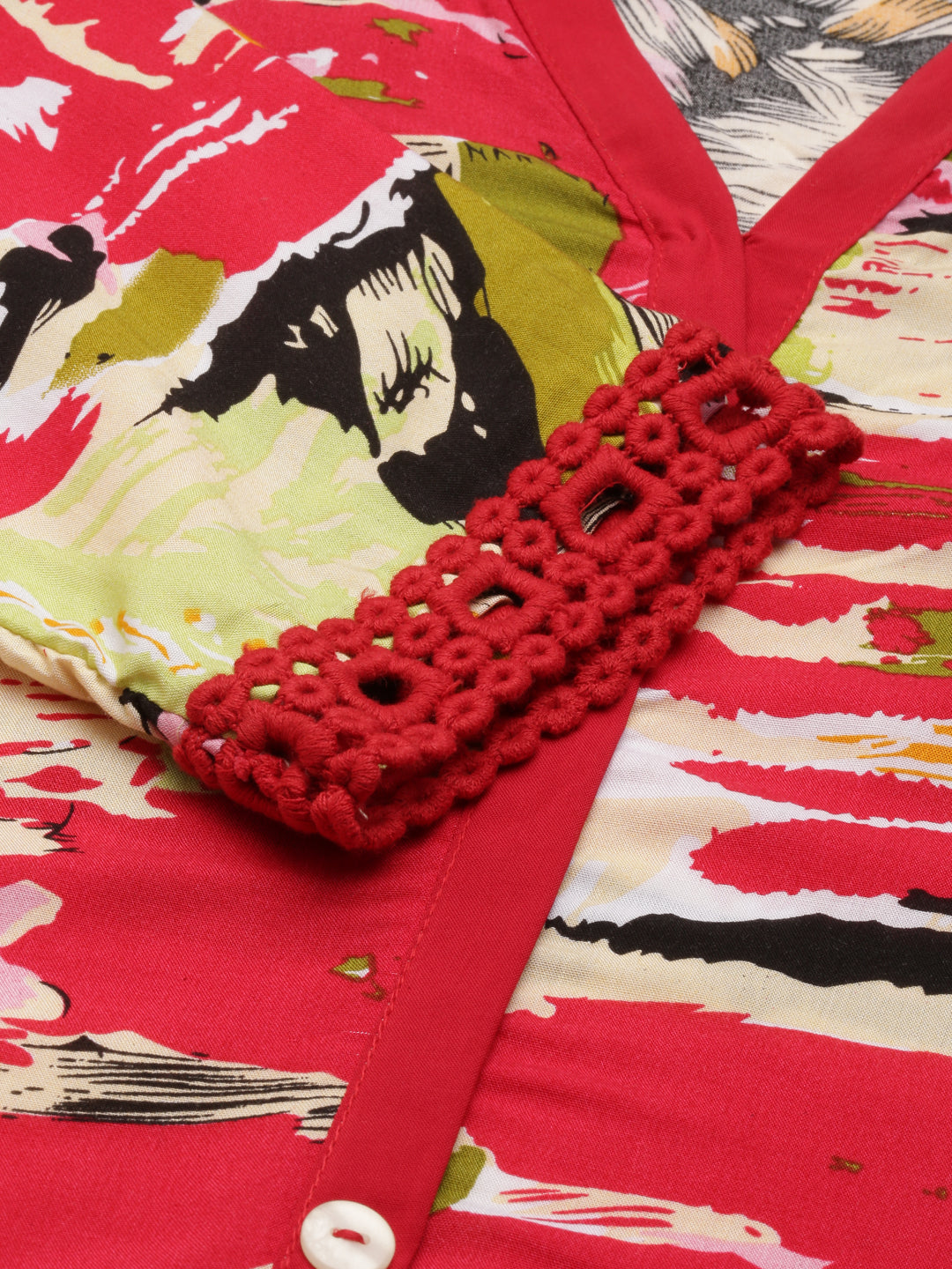 Neerus Multi Curved Solid Cotton Silk Kurtas