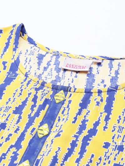 Neeru'S YELLOW color, RAYON fabric Kurta