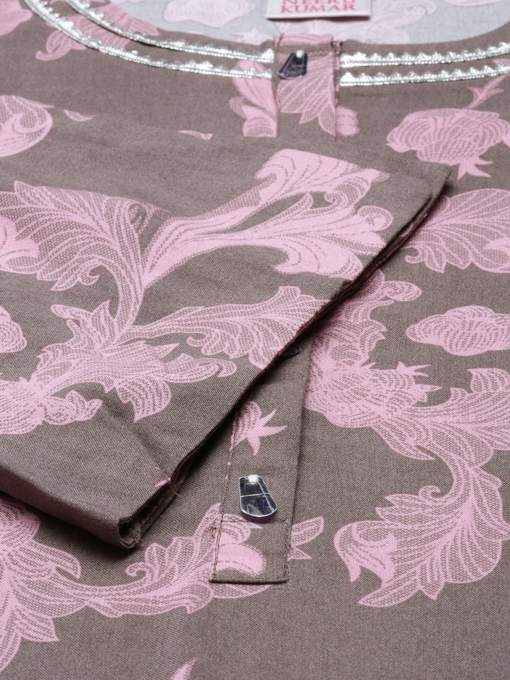 Neerus Mouse Color Rayon Fabric Kurta