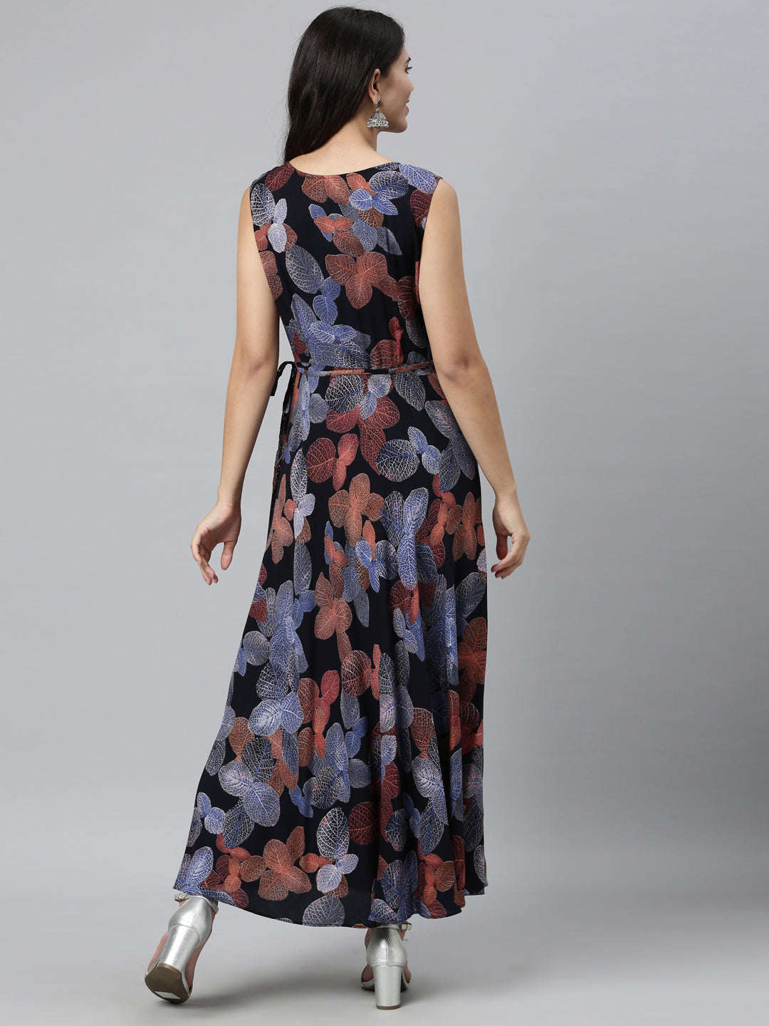 Neeru'S NAVY BLUE color, RAYON fabric Kurta