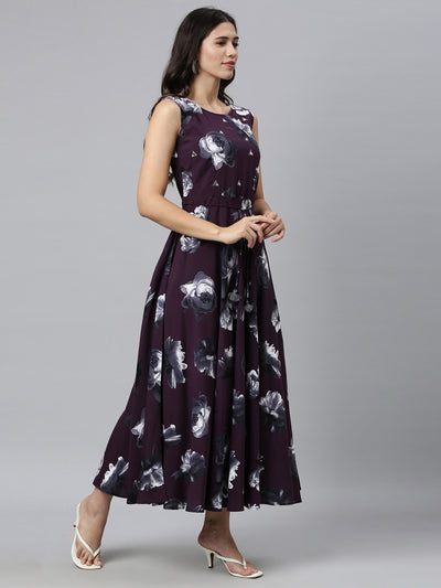 Neeru'S PURPLE color, RAYON fabric Kurta