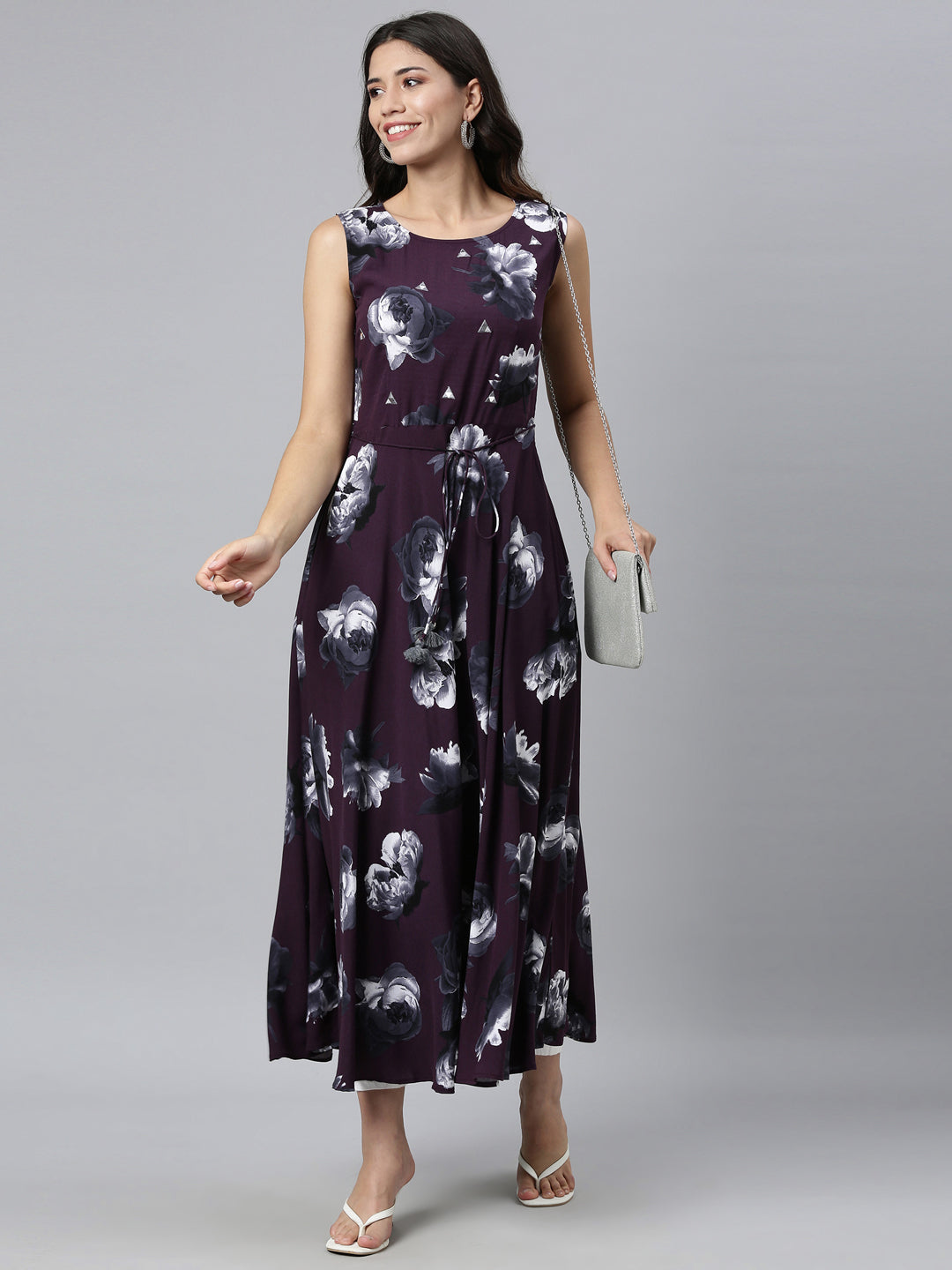 Neeru'S PURPLE color, RAYON fabric Kurta