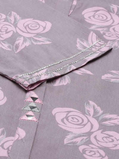 Neeru'S L Gray Color Rayon Fabric Kurta