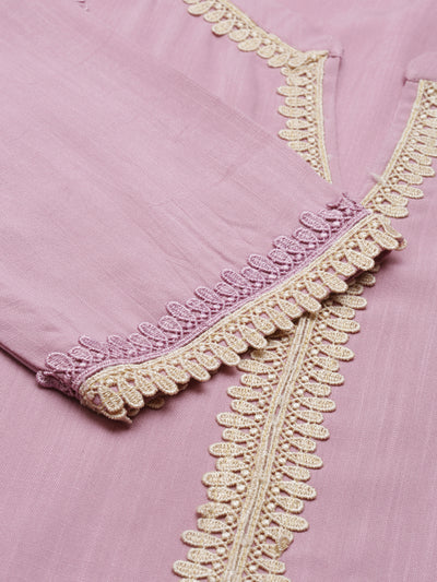 Neeru'S LAVENDER Color RAYON Fabric Kurta