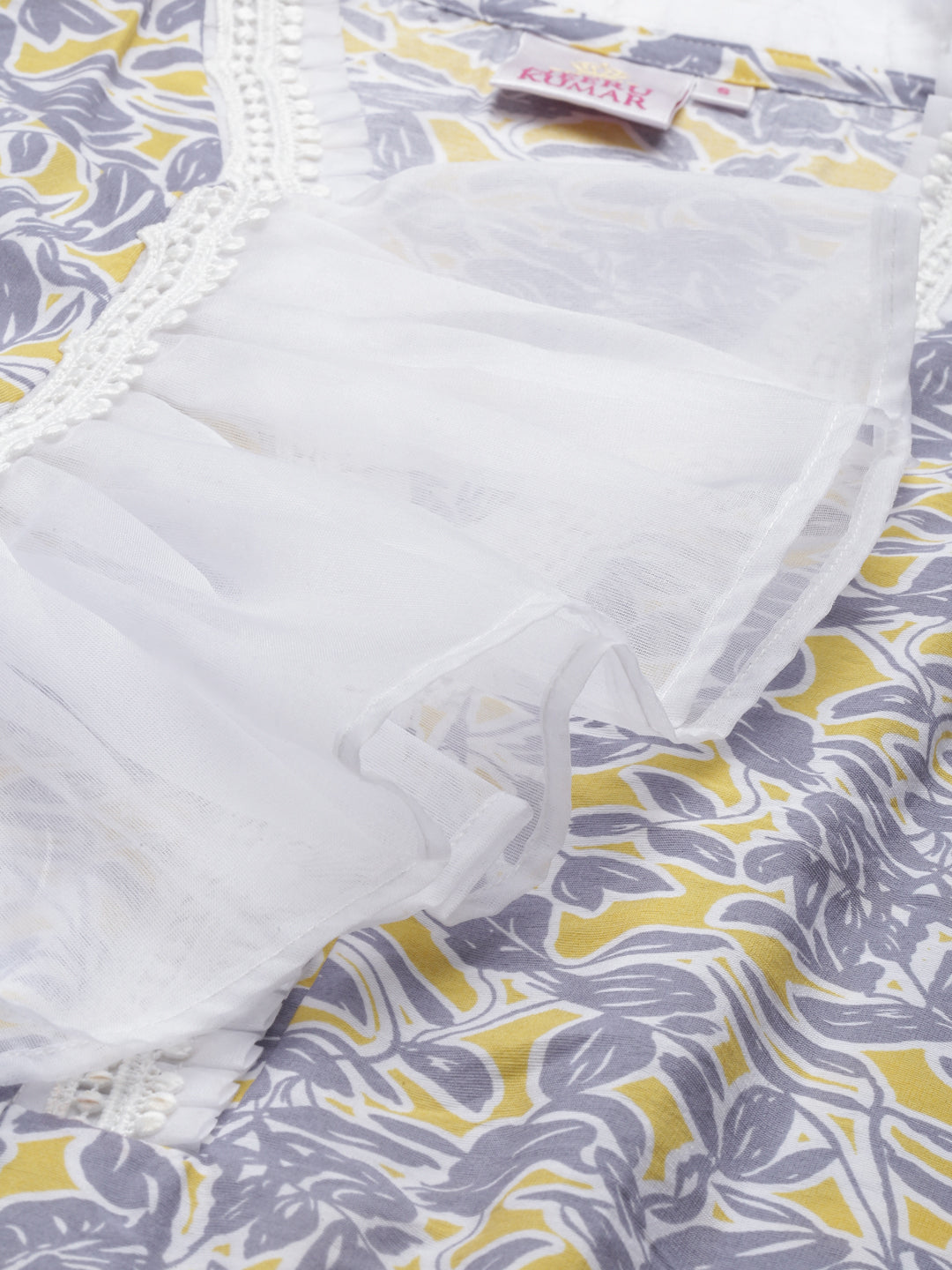 Neerus Grey Color Rayon Fabric Kurta