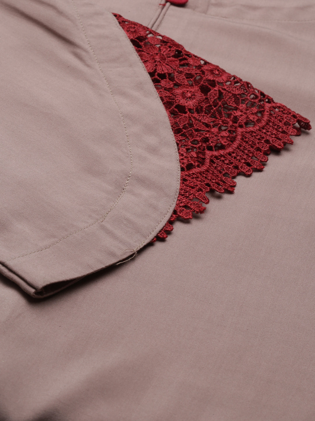 Neeru'S BEIGE Color RAYON Fabric Kurta