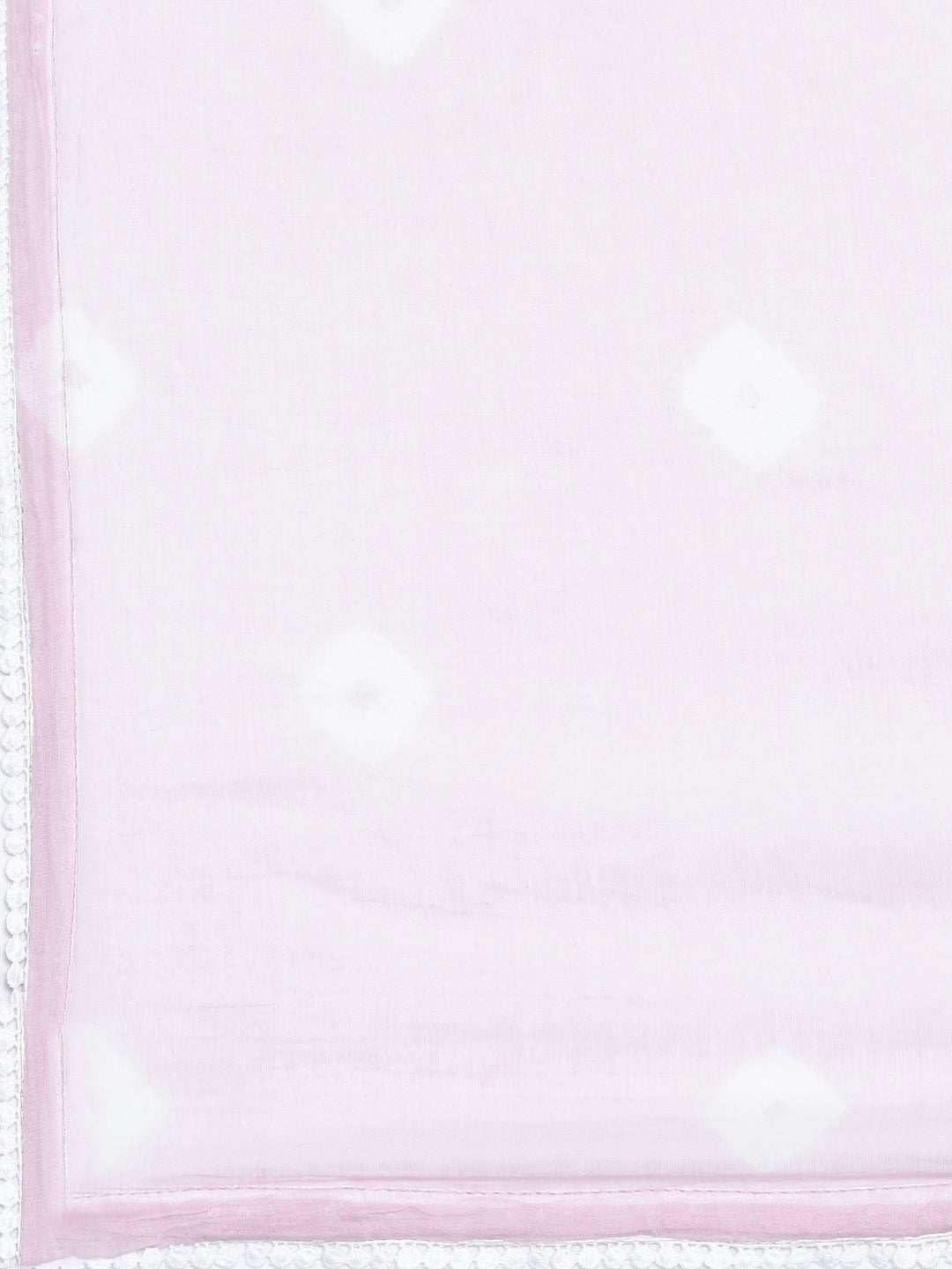 Neerus Pink solid straight kurta set with trouser and dupatta - detail view 4