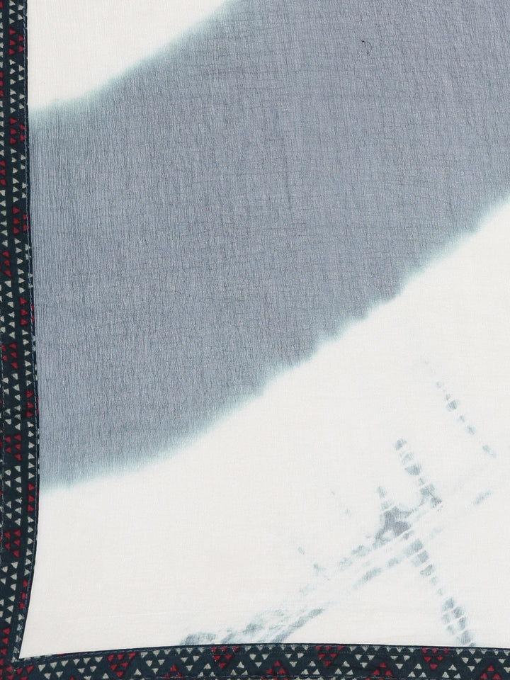 Neerus Green Regular Knee Length Printed Kurta Printed Trousers With Dupatta